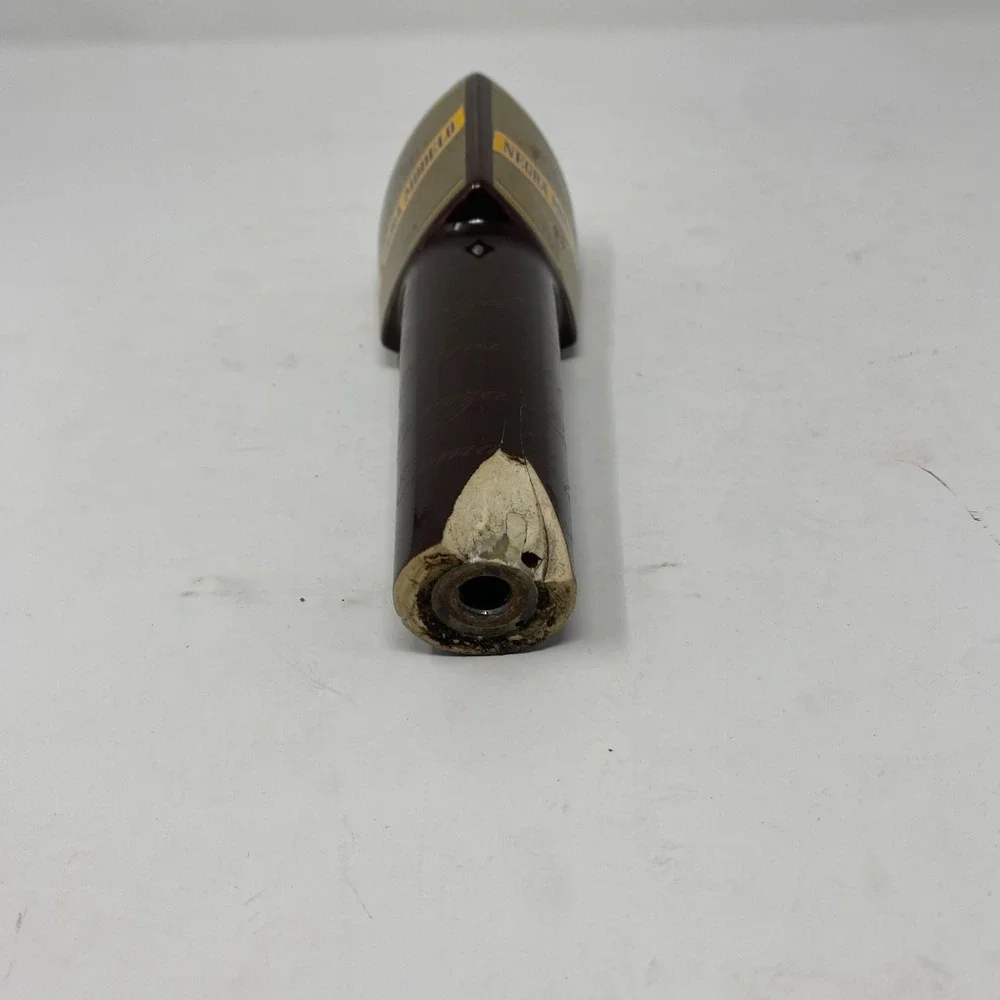 Negra Modelo Beer Tap Handle Brown Ceramic Triangular Bar Decor 1925 Logo